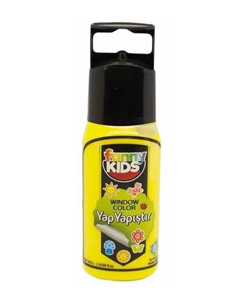 Funny Kids Yap Yapıştır Neon Sarı 60cc ürün görseli 1
