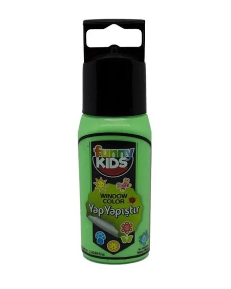 Funny Kids Yap Yapıştır Neon Yeşil 60cc ürün görseli 1