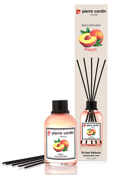 Pierre Cardin Reed Diffuser 110 ml - Peach - Şeftali Oda Kokusu - Resim 3