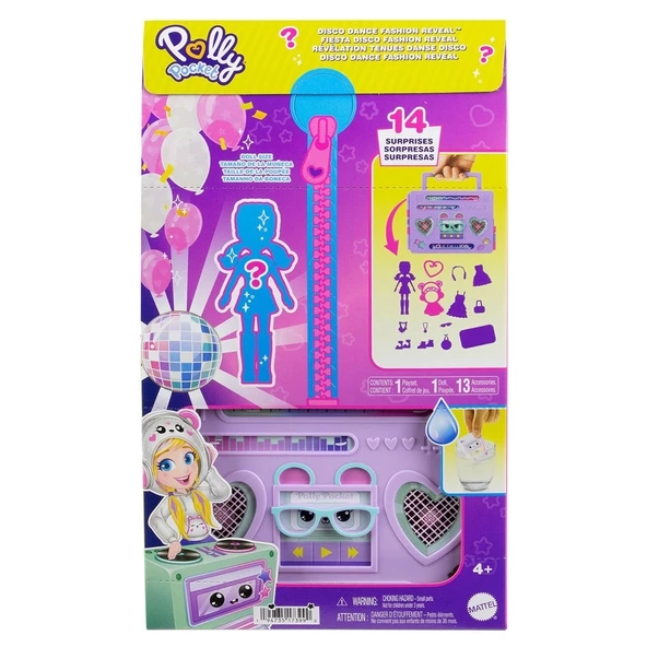 HRD65 Polly Pocket Radyo Temalı Moda Eğlencesi Oyun Seti ürün görseli 1