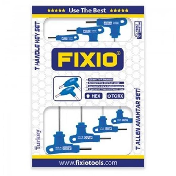 FIXIO 5 PARÇA T SAPLI ALLEN TAKIM SET ürün görseli 1