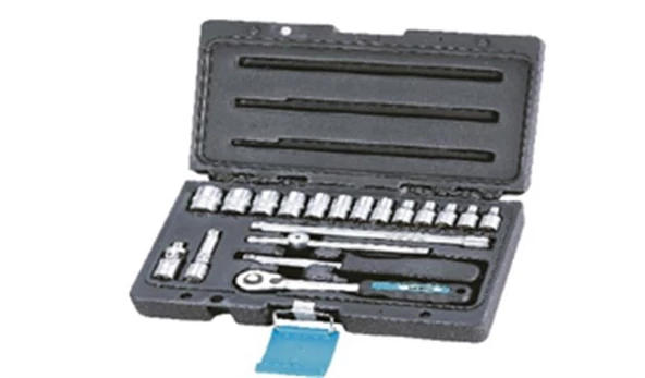 INDUSTRO 1/4" ALTI KÖŞE LOKMA TAKIMI 19 PARÇA ürün görseli 1