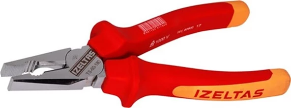 İZELTAŞ 200mm 1000V İZOLELİ ELEKTRİKÇİ KOMBİNE PENSE ürün görseli 1