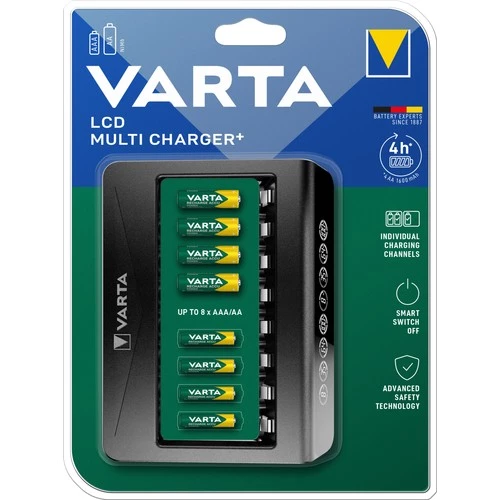 D-light Varta Lcd Multi Plus 8'Li Aa/Aaa Pil Şarj Cihazı ürün görseli 1