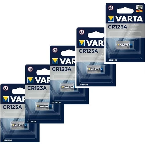 D-light Varta 6205 CR123A 3V Lityum Pil 5'li ürün görseli 1