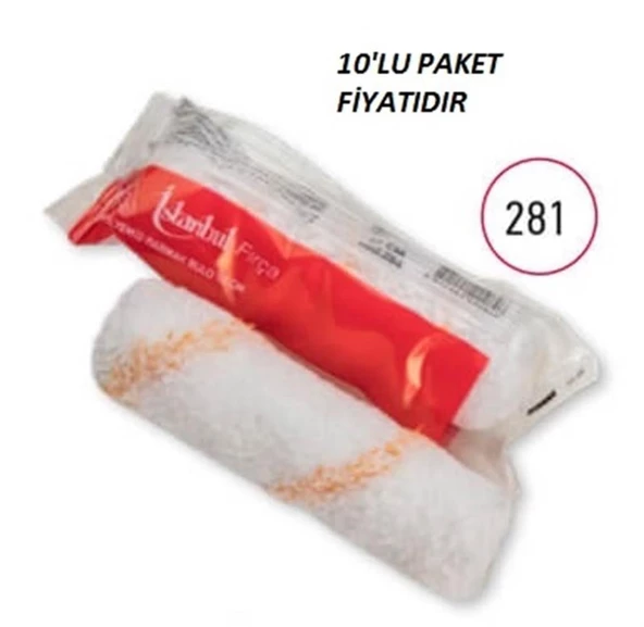 10 cm POLYEMID PARMAK RULO YEDEĞİ 10'LU PAKET ürün görseli 1