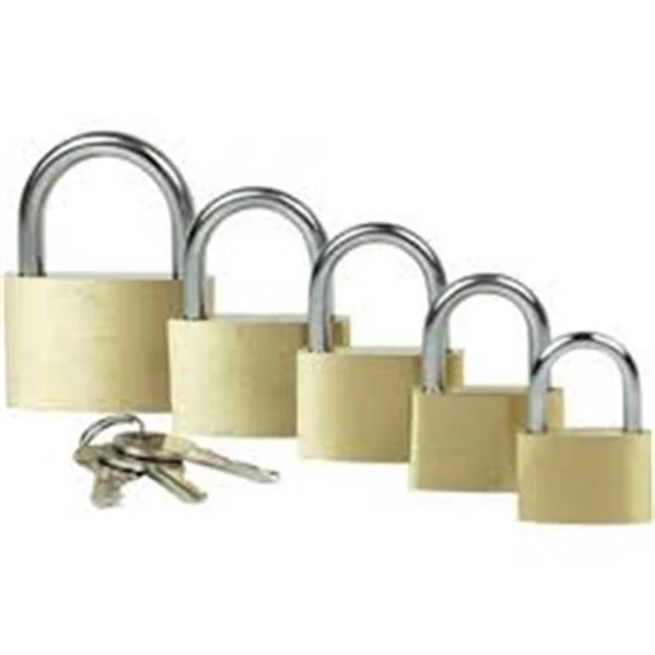 63 MM SARI ASMA KİLİT - Resim 2