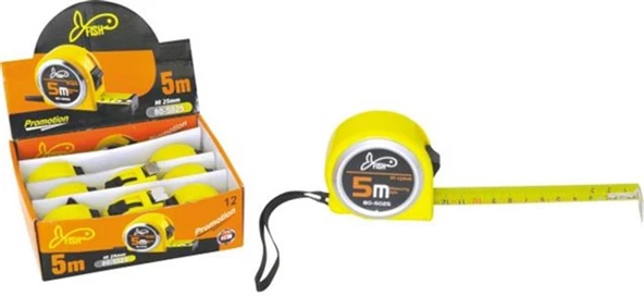 FİSH ÇELİK ŞERİT METRE 5 MT X 25 MM - Resim 2