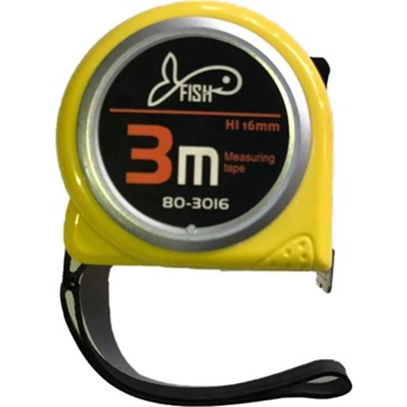 FİSH ÇELİK ŞERİT METRE 3 MT X 16 MM ürün görseli 1