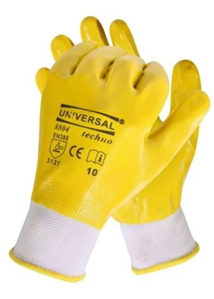 UNİVERSAL TECHNO 8804 NİTRİL KAPLAMA ELDİVEN ürün görseli 1
