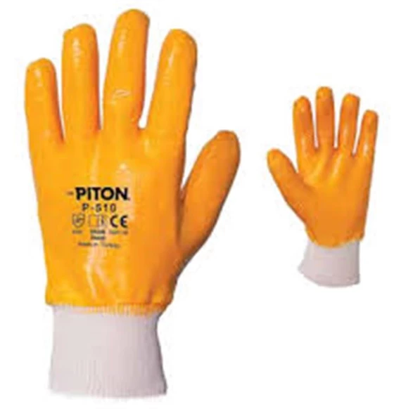 PİTON P510 SARI NİTRİL ELDİVEN ürün görseli 1