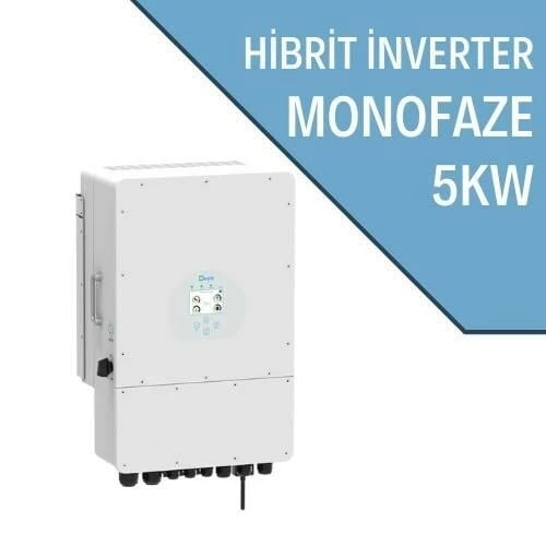 DEYE 5KW HİBRİT MONOFAZE İNVERTER ürün görseli 1