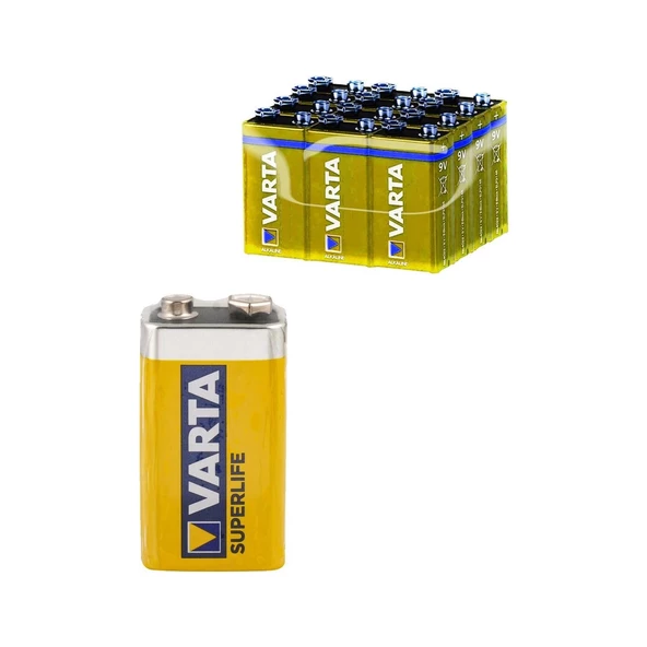 D-light Varta Superlife 9 V Pil E Sh 12 adet ürün görseli 1