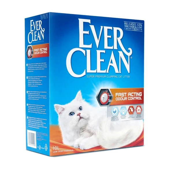 Ever Clean Fast Acting (Hızlı Topaklanma) Kokulu Kedi Kumu 10 Lt ürün görseli 1