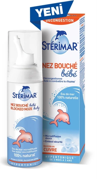 Sterimar Baby Burun Spreyi Blocked Nose Hipertonik Sprey 50 ml ürün görseli 1