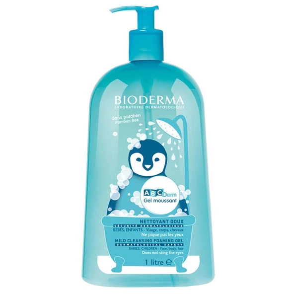 Bioderma ABCDerm Foaming Cleanser 1 lt ürün görseli 1