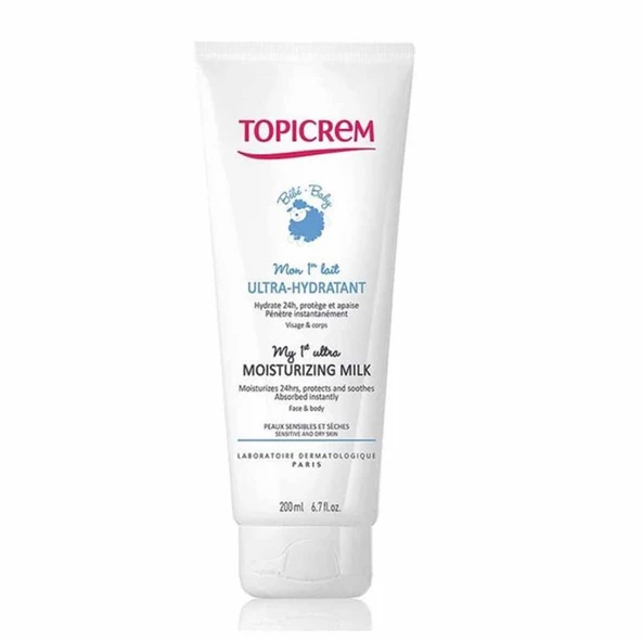 Topicrem My First Ultra Moisturizing Milk 200 ml ürün görseli 1