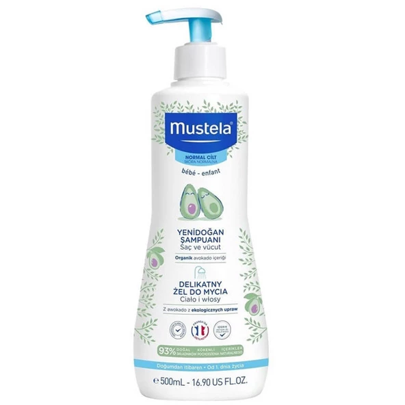 Mustela Yenidoğan Şampuan 500 ml ürün görseli 1