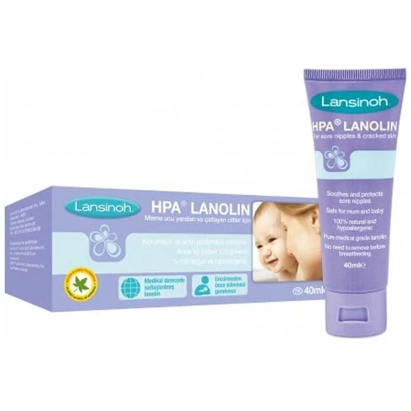 Lansinoh HPA Lanolin Göğüs Ucu Kremi 40 ml ürün görseli 1