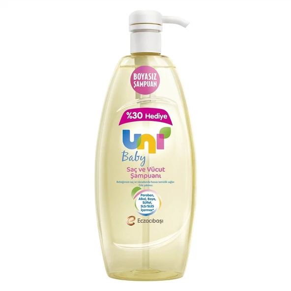 Uni Baby Saç ve Vücut Şampuanı 900 ml ürün görseli 1