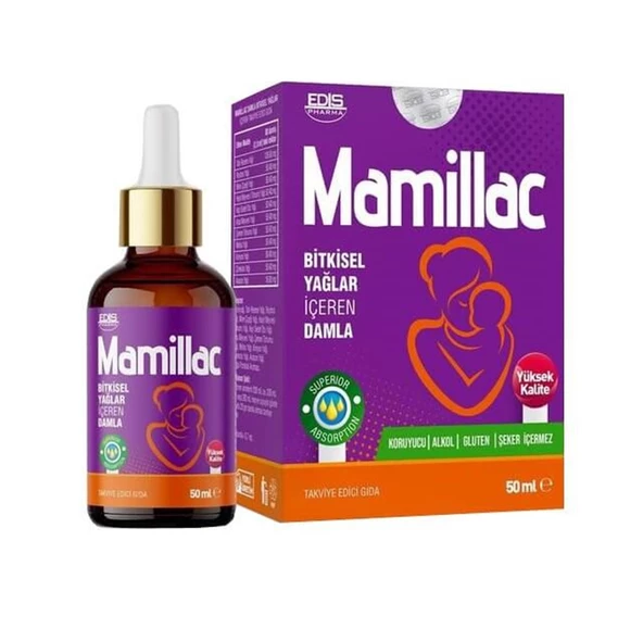 Mamillac Süt Arttırıcı Damla 50 ml ürün görseli 1
