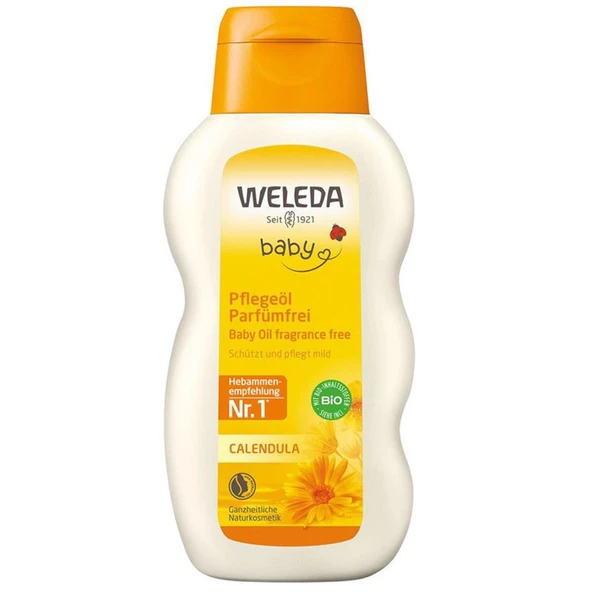 Weleda Calendula Organik Parfümsüz Bebek Yağı 200 ml - Eski Ambalaj ürün görseli 1