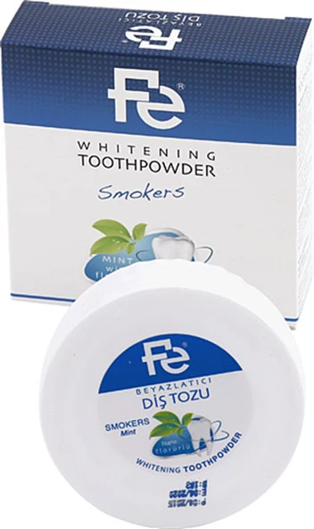 Fe Beyazlatıcı Diş Tozu Smokers Naneli 50 gr ürün görseli 1