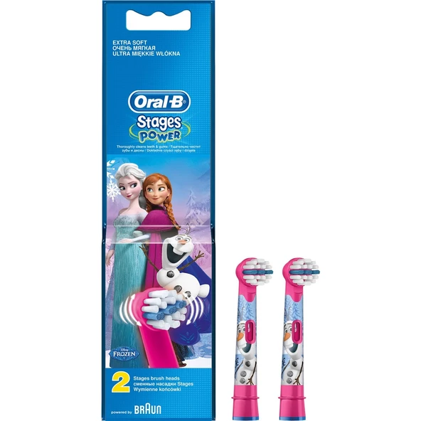 Oral-B Stages Diş Fırçası Yedek Başlık Soft 2'li - Frozen ürün görseli 1
