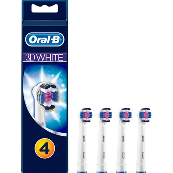Oral-B 3D White Diş Fırçası Yedek Başlığı 4'lü ürün görseli 1