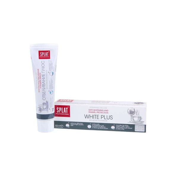 Splat White Plus Beyaz Diş Macunu 100 ml ürün görseli 1