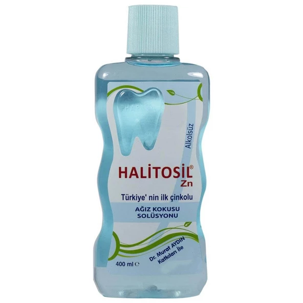 Halitosil Ağız Kokusu Önleyici Çinkolu Solüsyon 400 ml ürün görseli 1