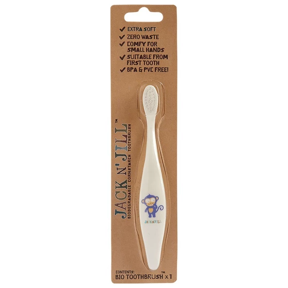 Jack N' Jill Mısır Koçanı Diş Fırçası Monkey ürün görseli 1