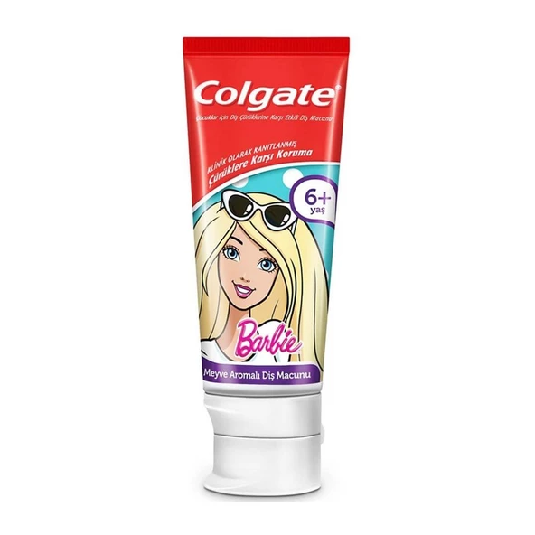Colgate 6 Yaş+ Çocuk Diş Macunu Barbie 75 ml ürün görseli 1