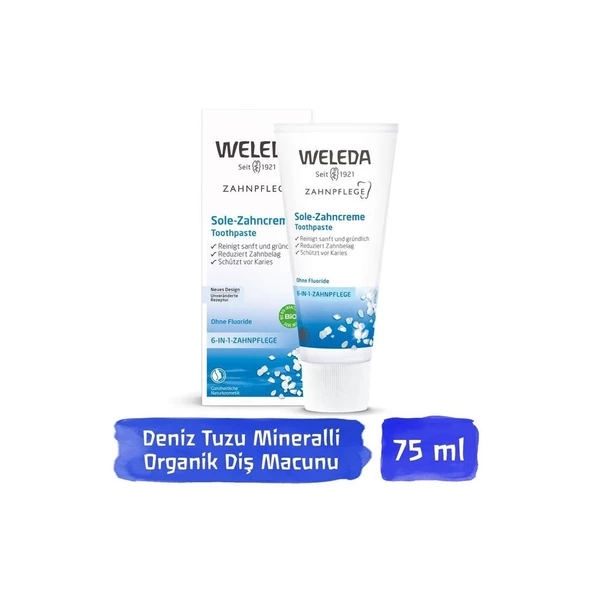 Weleda Deniz Tuzu Mineralli Diş Macunu 75 ml ürün görseli 1