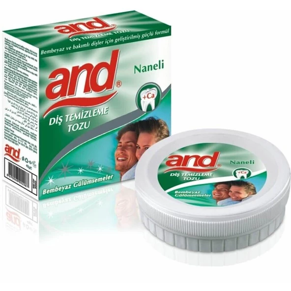 And Diş Parlatma Tozu Naneli 40 gr ürün görseli 1
