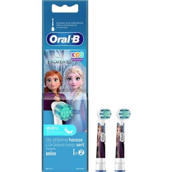 Oral-B Stages Diş Fırçası Yedek Başlık Ekstra Yumuşak 2'li ürün görseli 1