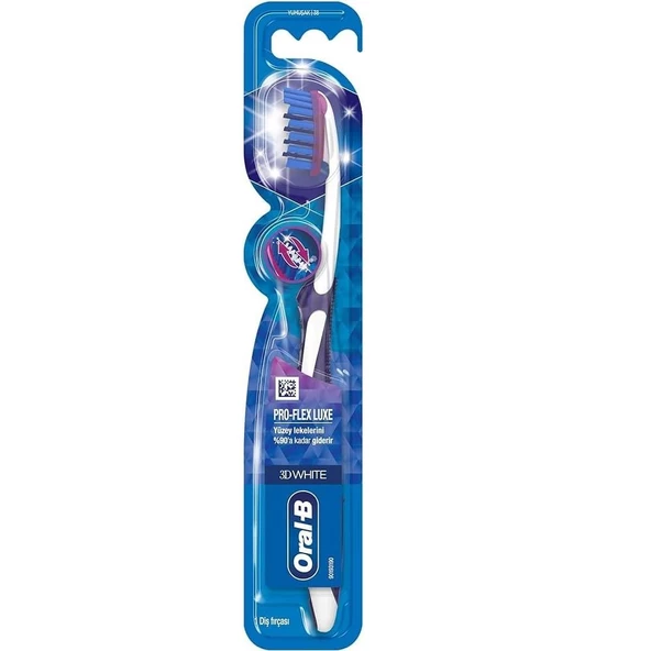 Oral-B 3D White Pro-Flex Luxe 38 Orta Diş Fırçası ürün görseli 1