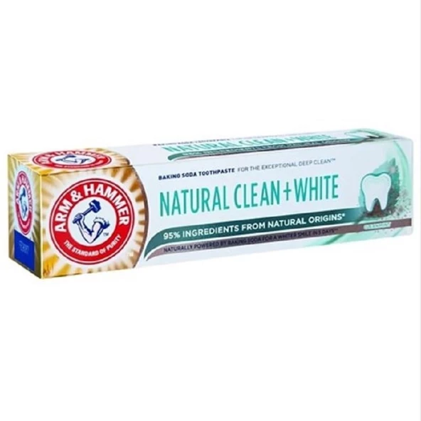 Arm & Hammer Natural Clean Beyazlatıcı Diş Macunu 75 ml ürün görseli 1