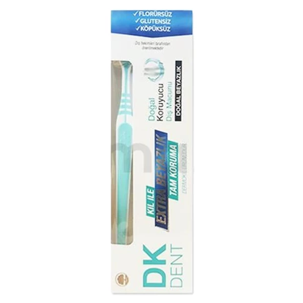 Dermokil Ekstra Beyazlık Diş Macunu 75 ml + Diş Fırçası Hediyeli ürün görseli 1