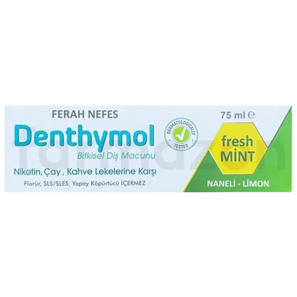 Denthymol Bitkisel Ferah Nefes Diş Macunu 75 ml ürün görseli 1