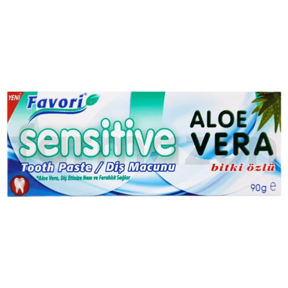 Favori Sensitive Diş Macunu Aloe Vera 90 gr ürün görseli 1