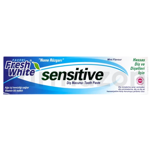 Favori Sensitive Diş Macunu Nane Rüzgarı 157 gr ürün görseli 1