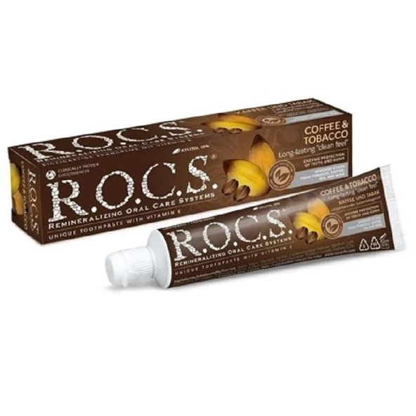 Rocs Coffee & Tobacco Diş Macunu 74 gr ürün görseli 1