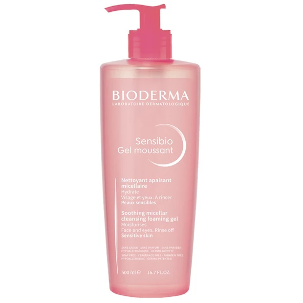 Bioderma Sensibio Gel Moussant Foaming Gel 500 ml ürün görseli 1