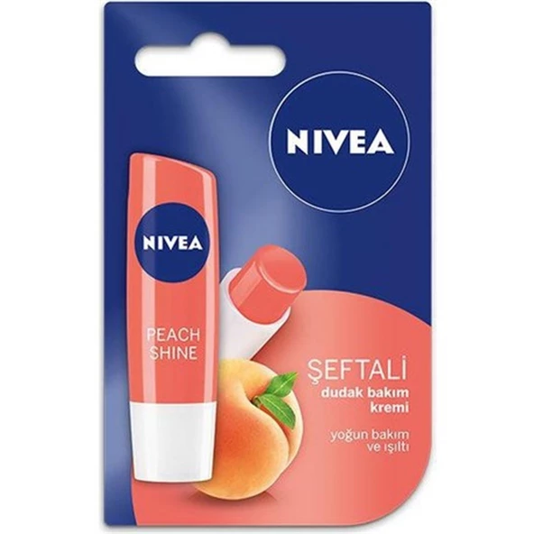 Nivea Lip Dudak Bakım Kremi - Şeftali ürün görseli 1