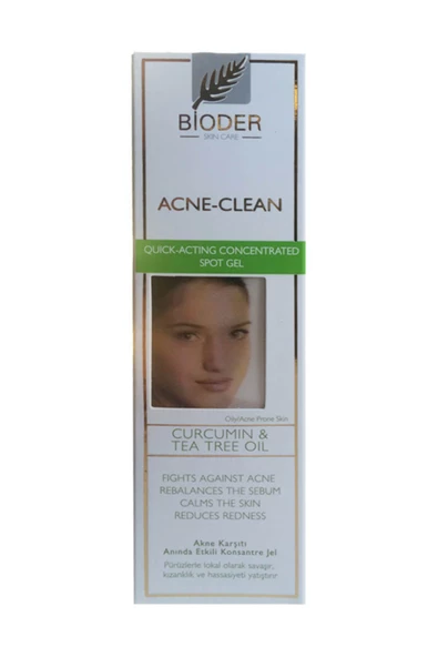 Bioder Acne-Clean Anında Etkili Konsantre Jel 15 ml ürün görseli 1