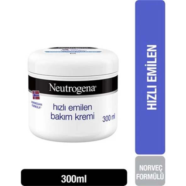 Neutrogena Norveç Formülü Hızlı Emilen Bakım Kremi 300 ml ürün görseli 1