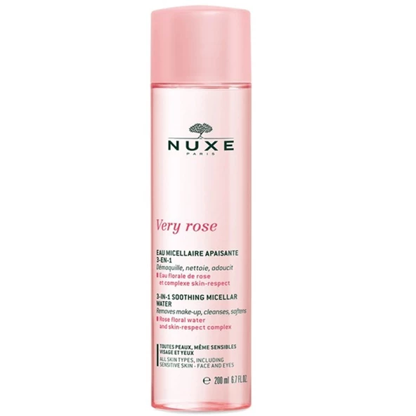 Nuxe Very Rose 3 in 1 Soothing Micellar Water Temizleyici Misel Su 200 ml ürün görseli 1