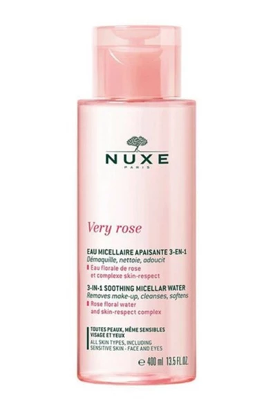Nuxe Very Rose 3 in 1 Temizleme Suyu 400 ml ürün görseli 1