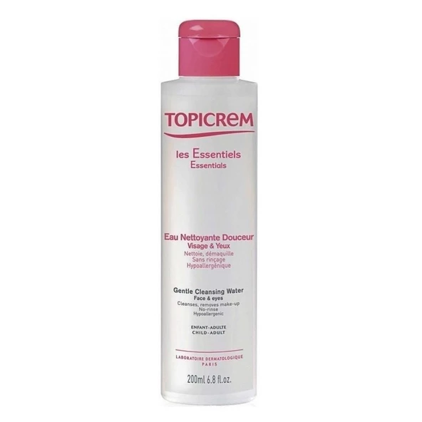 Topicrem Gentle Cleansing Water Face & Eyes 200 ml ürün görseli 1